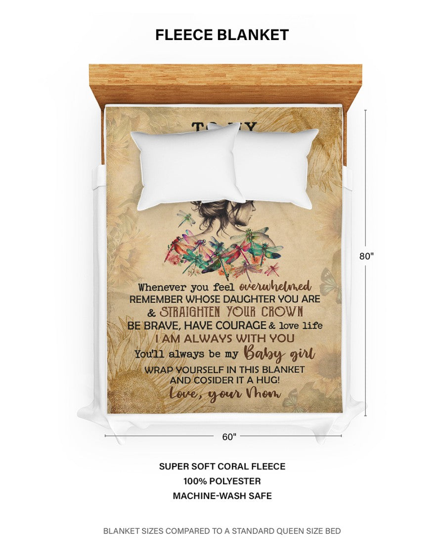 Special Gift For Your Daughter Blanket - From Mom
