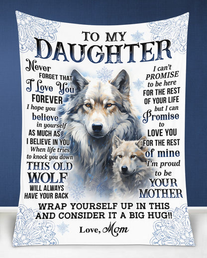 Special Gift For Your Daughter Blanket - From Mom (SKUB06-71)