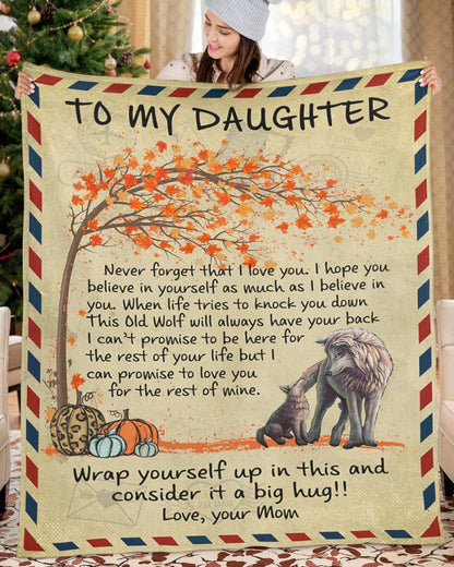 Special Gift For Your Daughter Blanket - From Mom