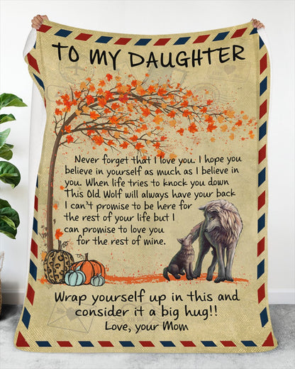 Special Gift For Your Daughter Blanket - From Mom