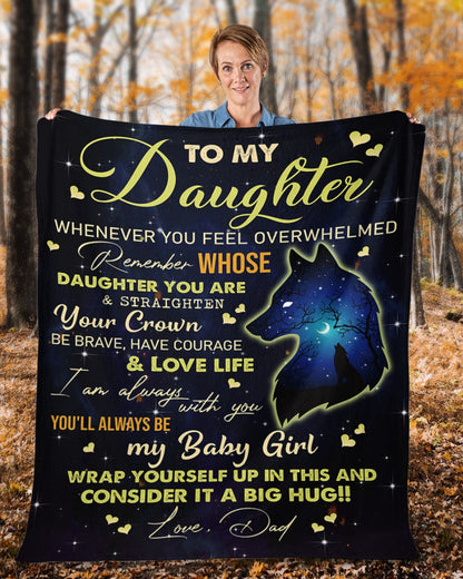 Special blanket for Daughter - From Dad blanket