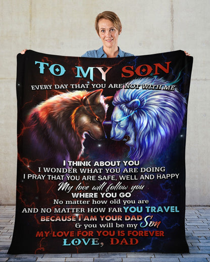 Special blanket for Son - From Dad blanket
