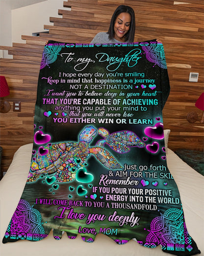 Special Gift For Your Daughter Blanket - From Mom
