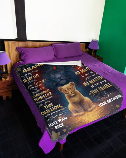 Special Gift For Your Granddaughter Blanket - From Grandpa