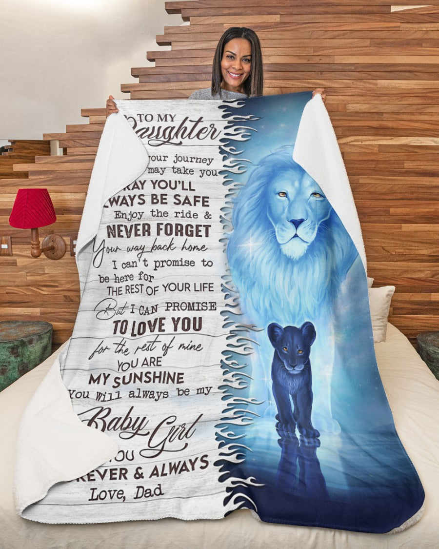 Special Gift For Your Daughter Blanket - From Dad