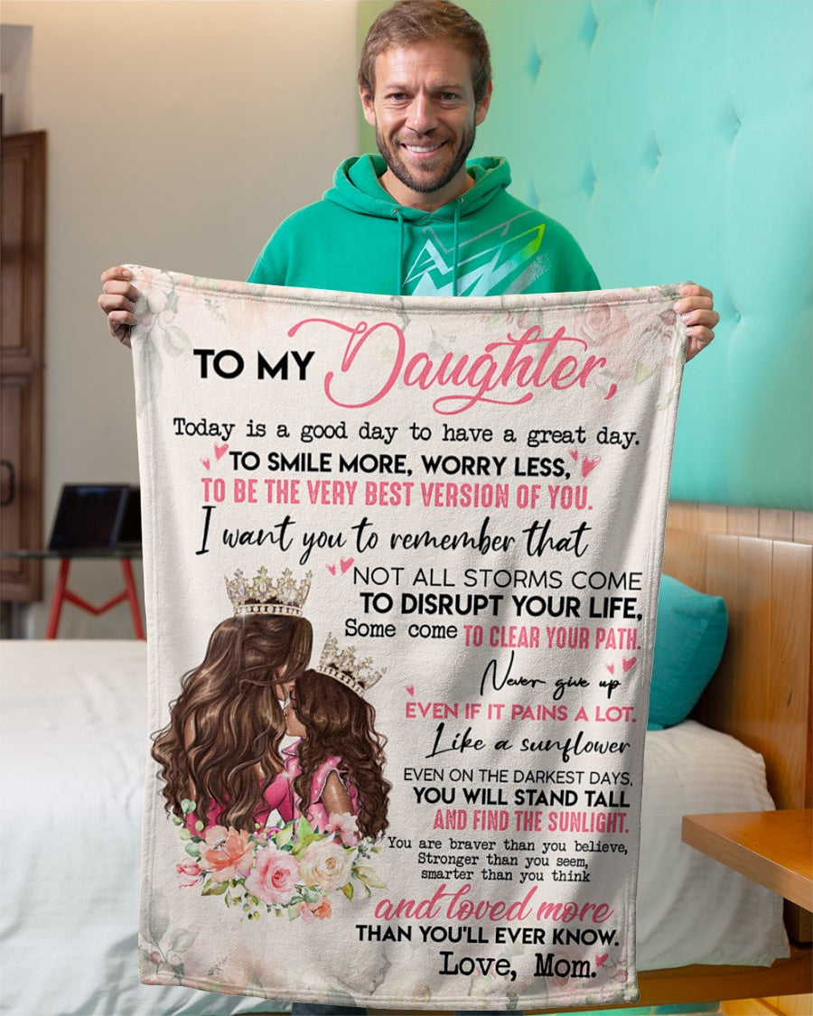 Special blanket for Daughter - From Mom blanket (SKUB06-120)