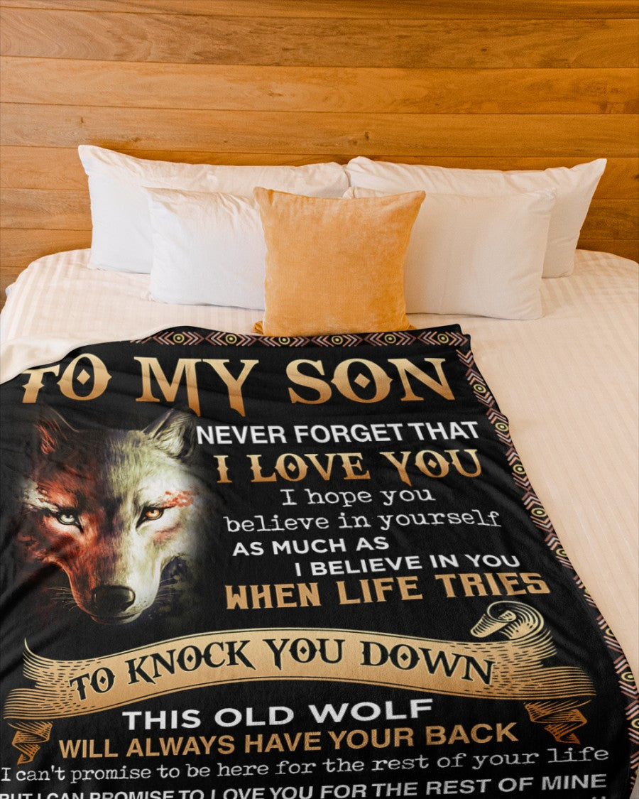 Special Gift For Your Son Blanket - From Mom (SKUB06-108)