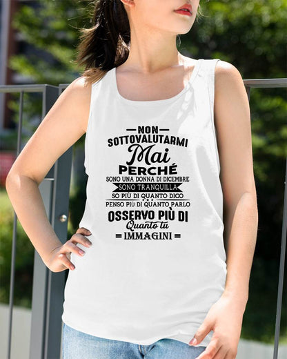 NON SOTTOVALUTARMI MAI – T-SHIRT DA DONNA – DONN12 (SKU2605-357-12)
