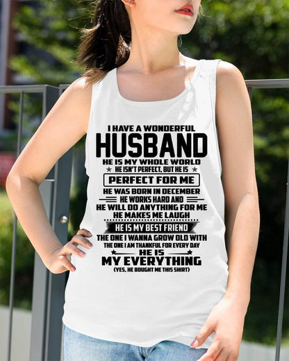 December – I Have A Wonderful Husband – Gift For Wife From Husband – DOAN12 (SKU12-314-12)