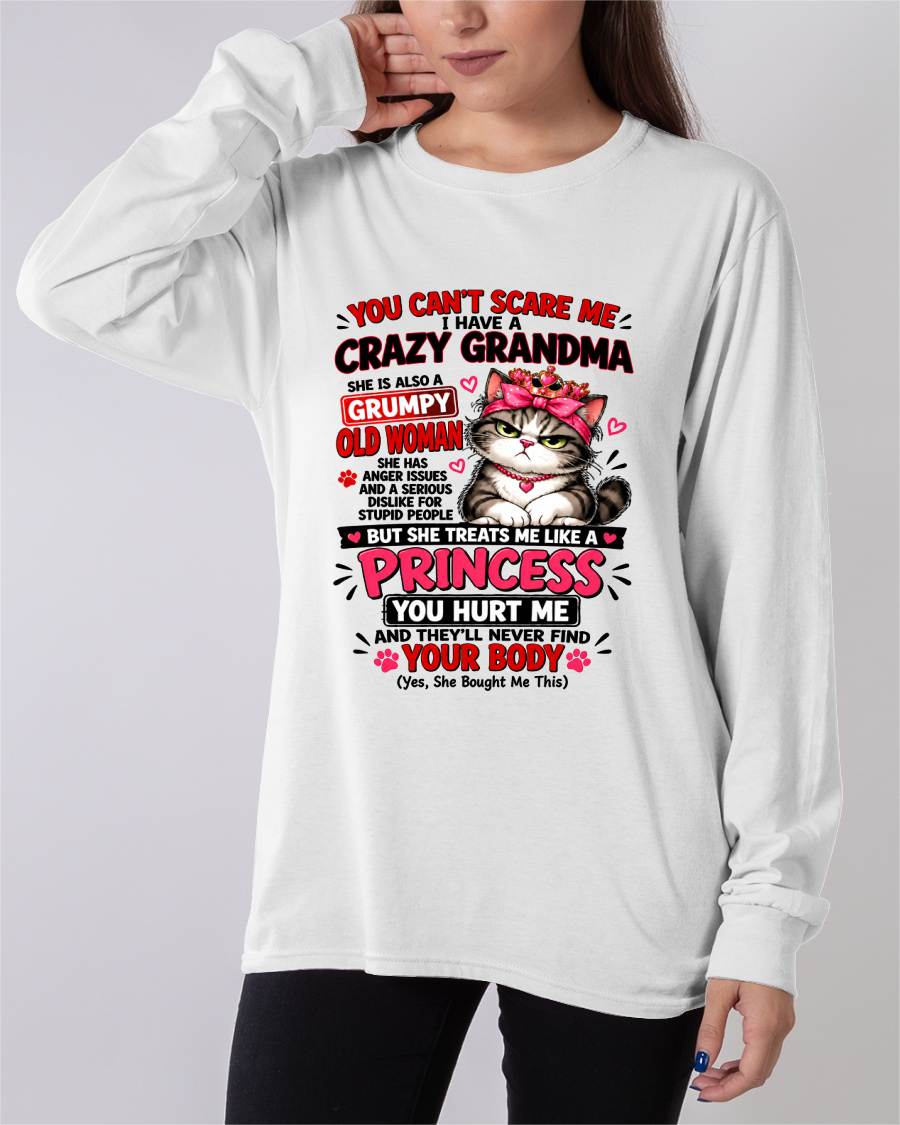 You Can’t Scare Me I Have A Freaking Crazy Grandma – Gift For Granddaughter From Grandma – DONN00 (SKU2610-103-00)