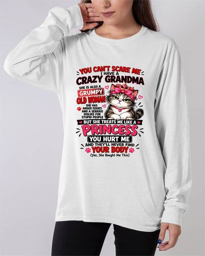 You Can’t Scare Me I Have A Freaking Crazy Grandma – Gift For Granddaughter From Grandma – DONN00 (SKU2610-103-00)