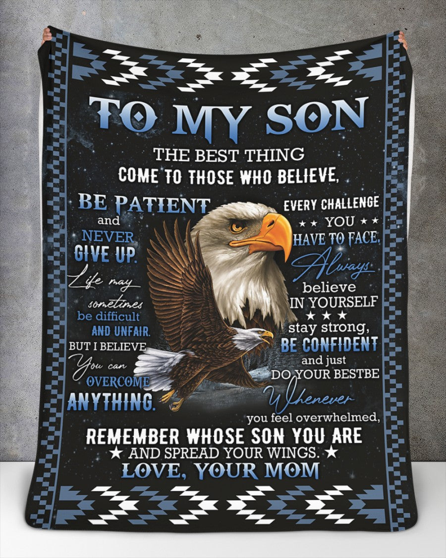 Special blanket for Son - From Mom blanket