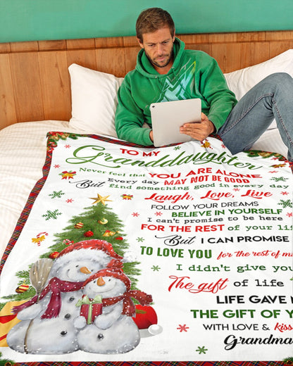 BLANKET FOR GRANDDAUGHTER FROM GRANDMA – XMAS GIFT (SKUB-CHRISTMAS2)