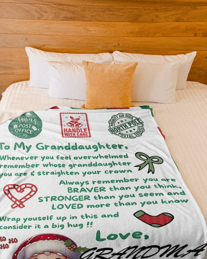 BLANKET FOR GRANDDAUGHTER FROM GRANDMA – XMAS GIFT (SKUB-CHRISTMAS3)