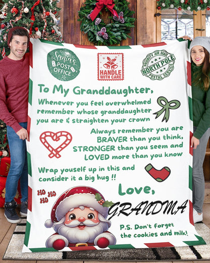 BLANKET FOR GRANDDAUGHTER FROM GRANDMA – XMAS GIFT (SKUB-CHRISTMAS3)