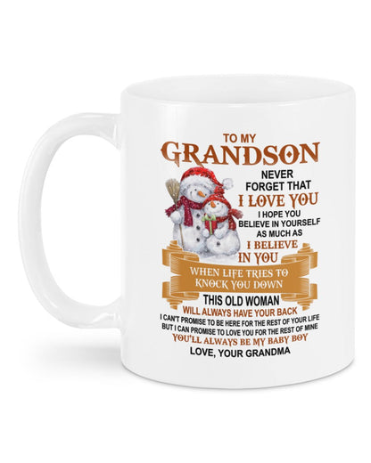 TO GRANDSON MUG 01 - GIFT FROM GRANDMA - EBIL00
