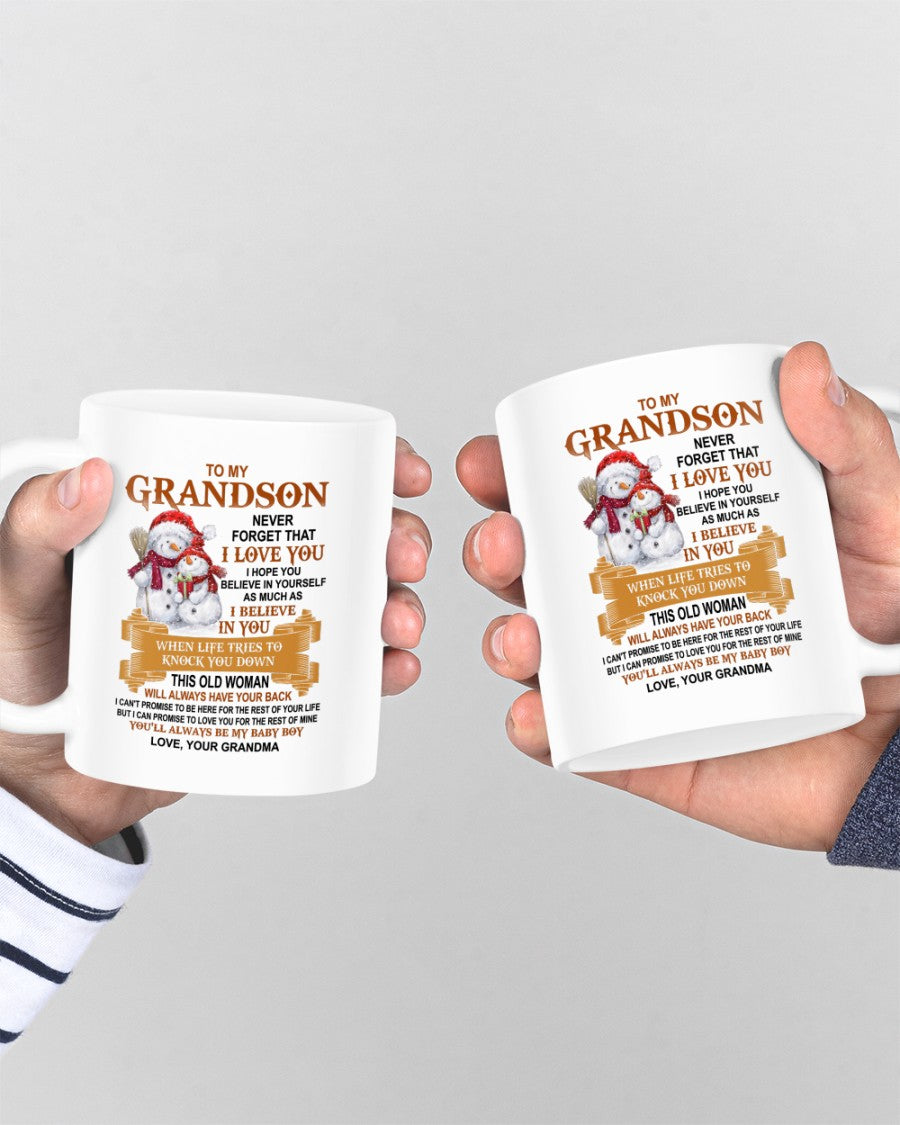 TO GRANDSON MUG 01 - GIFT FROM GRANDMA - EBIL00