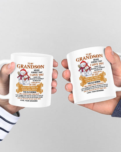 TO GRANDSON MUG 01 - GIFT FROM GRANDMA - EBIL00