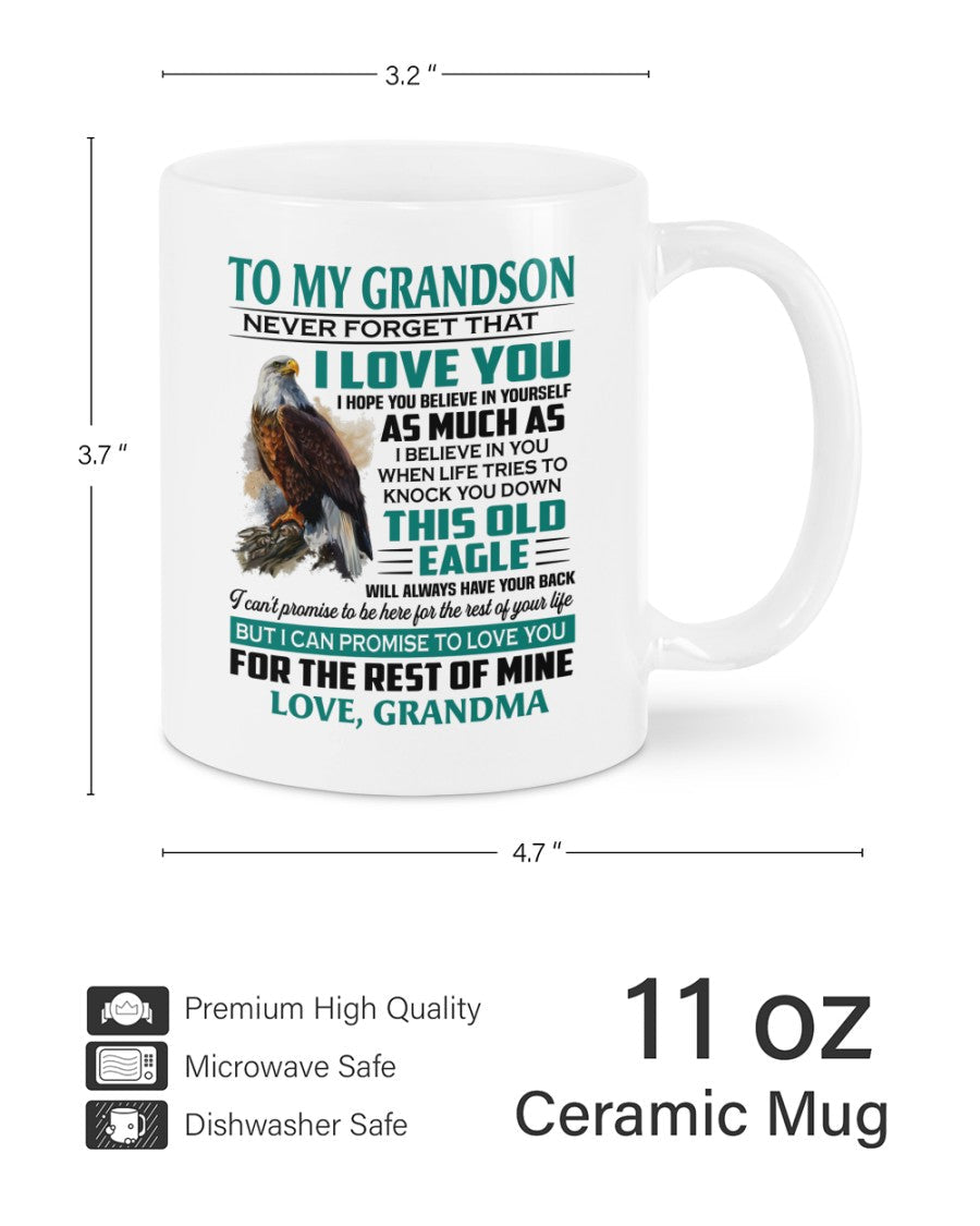 TO GRANDSON MUG 02 - GIFT FROM GRANDMA - EBIL00