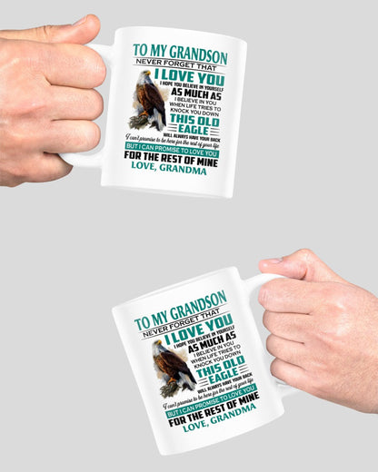 TO GRANDSON MUG 02 - GIFT FROM GRANDMA - EBIL00