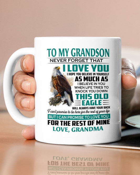 TO GRANDSON MUG 02 - GIFT FROM GRANDMA - EBIL00