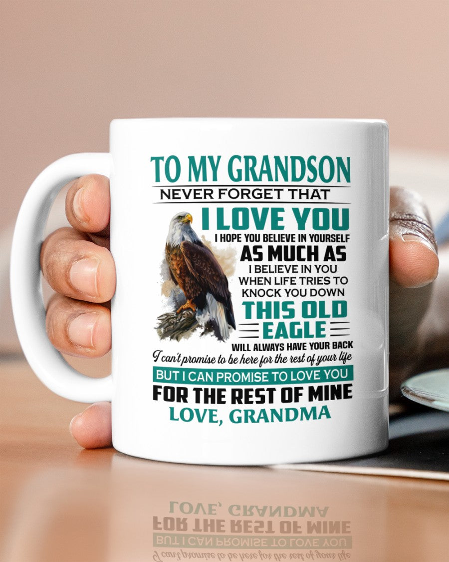 TO GRANDSON MUG 02 - GIFT FROM GRANDMA - EBIL00