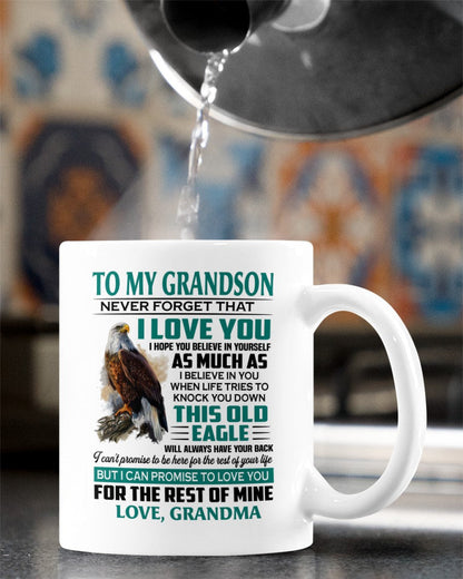 TO GRANDSON MUG 02 - GIFT FROM GRANDMA - EBIL00