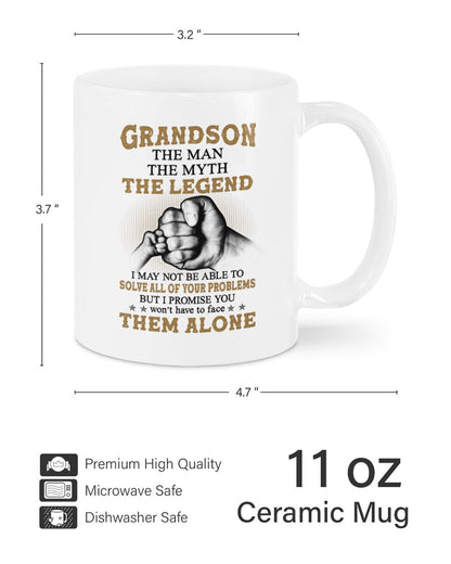 TO GRANDSON MUG 03 - GIFT FROM GRANDMA - EBIL00
