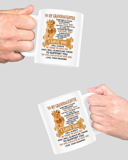 TO GRANDDAUGHTER MUG 01 - GIFT FROM GRANDMA - EBIL00