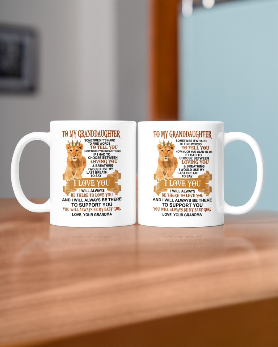 TO GRANDDAUGHTER MUG 01 - GIFT FROM GRANDMA - EBIL00