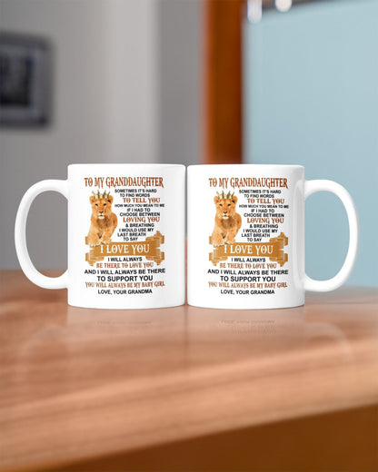 TO GRANDDAUGHTER MUG 01 - GIFT FROM GRANDMA - EBIL00