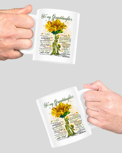 TO GRANDDAUGHTER MUG 02 - GIFT FROM GRANDMA - EBIL00