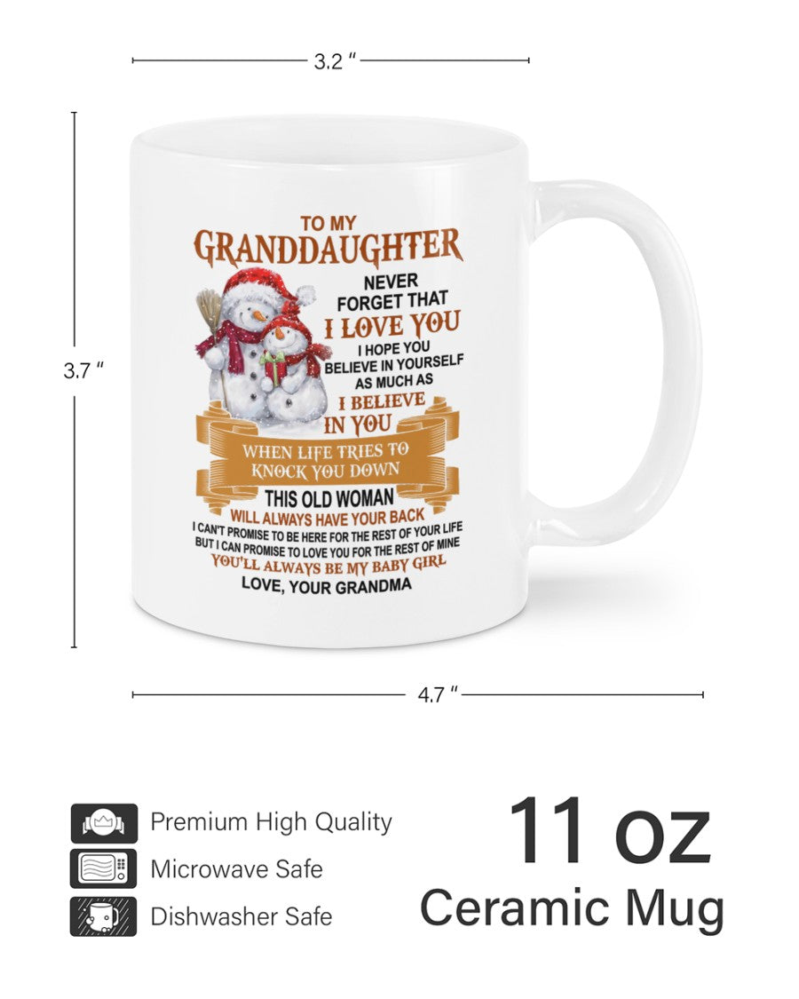 TO GRANDDAUGHTER MUG 03 - GIFT FROM GRANDMA - EBIL00