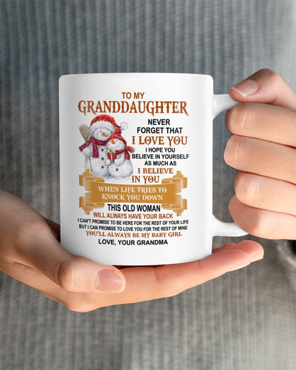 TO GRANDDAUGHTER MUG 03 - GIFT FROM GRANDMA - EBIL00