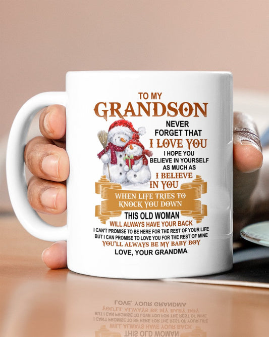 TO GRANDSON MUG 01 - GIFT FROM GRANDMA - EBIL00