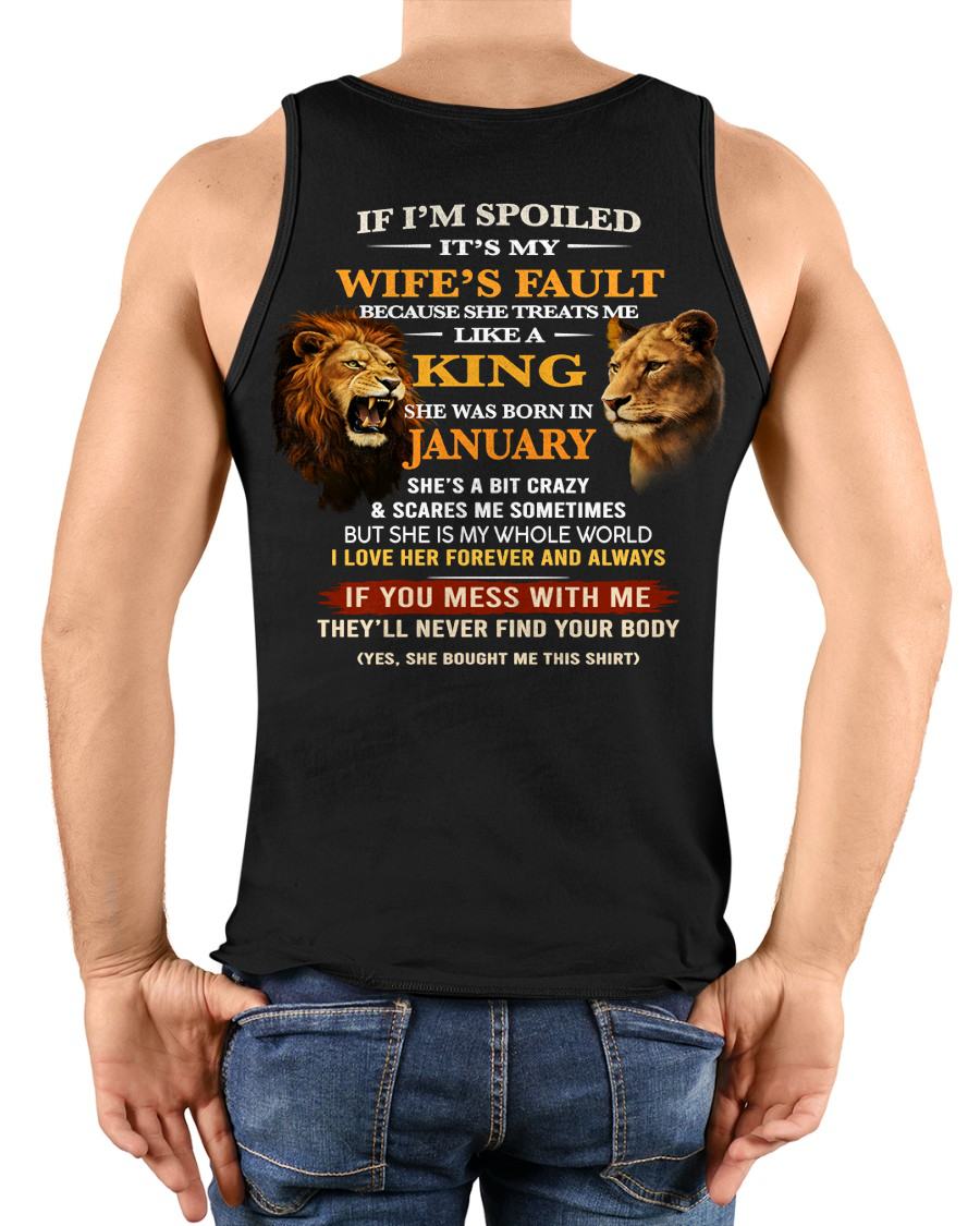 JANUARY - SPOILED HUSBAND - GIFT FROM WIFE - EBIL01 (SKU26T-01-60-01)