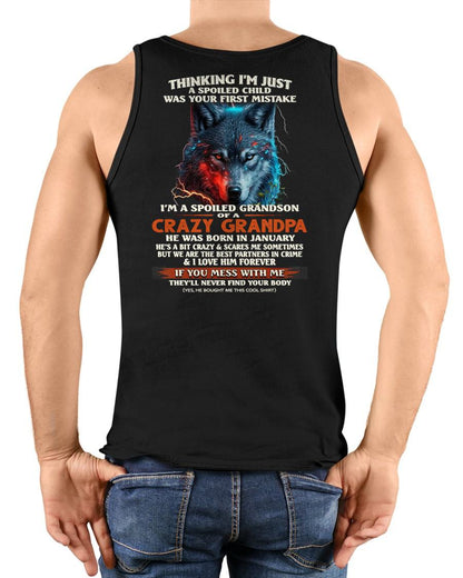 JANUARY - SPOILED GRANDSON - GIFT FROM GRANDPA - EBIL01 (SKU26T-01-43-01)