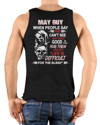 MAY - HUG THEM AND SAY... - BIRTHDAY T-SHIRT FOR MEN - EBIL05 (SKU12-253-05)