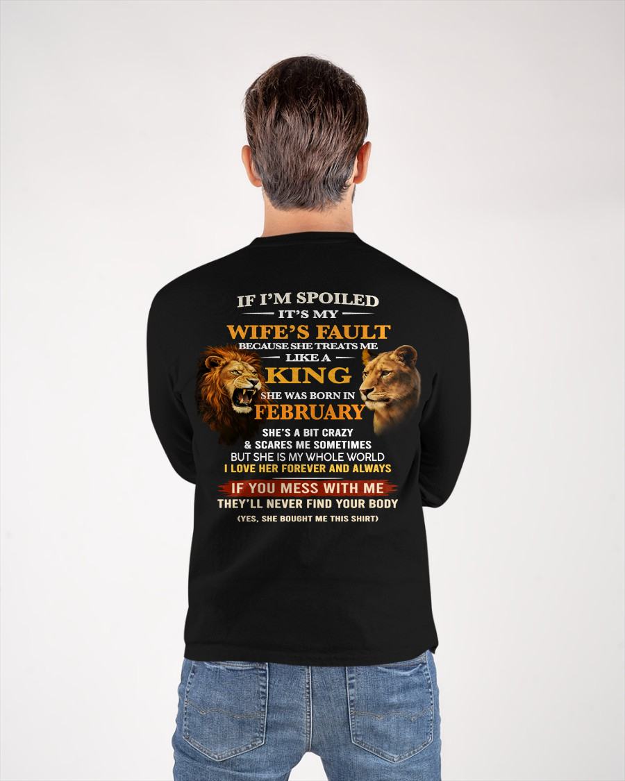 FEBRUARY - SPOILED HUSBAND - GIFT FROM WIFE - EBIL02 (SKU26T-01-60-02)