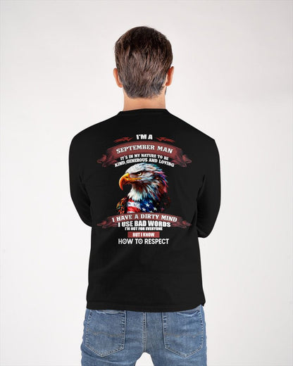 SEPTEMBER - KNOW HOW TO RESPECT - BIRTHDAY T-SHIRT FOR MEN - EBIL09 (SKU12-311-09)