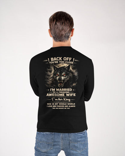 BACK OFF! YOU'RE TOO CLOSE - GIFT FROM WIFE - EBIL00 (SKU26T-01-25-00)