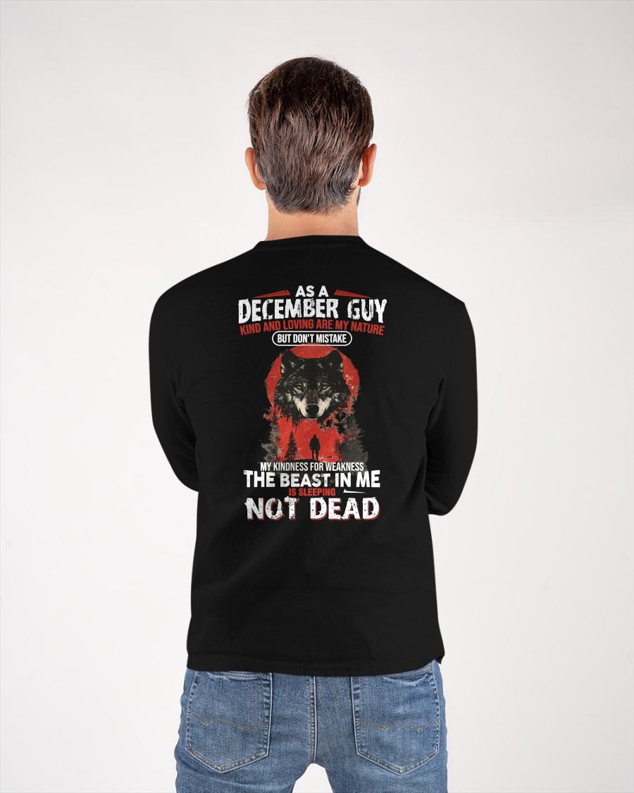 DECEMBER - KIND AND LOVING ARE MY NATURE - BIRTHDAY T-SHIRT FOR MEN - EBIL12 (SKU26T-01-17-12)