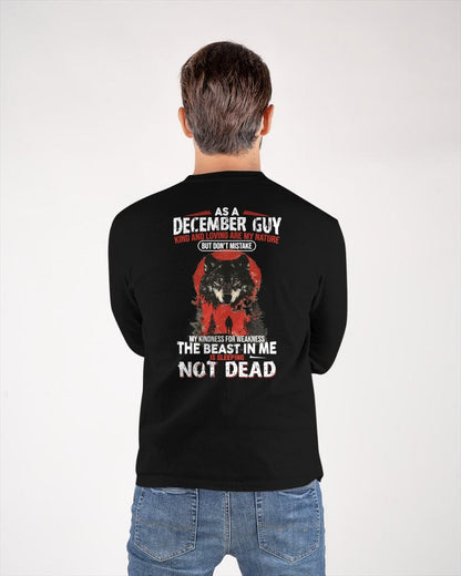 DECEMBER - KIND AND LOVING ARE MY NATURE - BIRTHDAY T-SHIRT FOR MEN - EBIL12 (SKU26T-01-17-12)