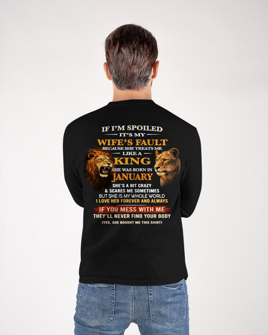 JANUARY - SPOILED HUSBAND - GIFT FROM WIFE - EBIL01 (SKU26T-01-60-01)