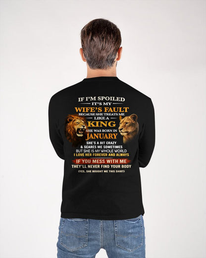 JANUARY - SPOILED HUSBAND - GIFT FROM WIFE - EBIL01 (SKU26T-01-60-01)