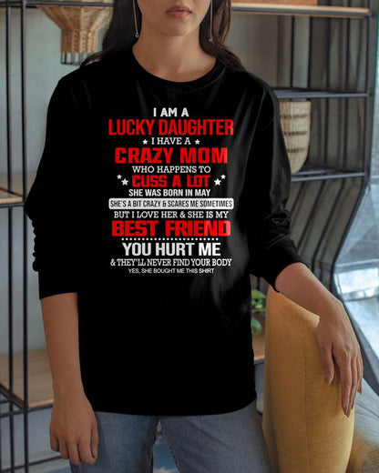 MAY - I'M A LUCKY DAUGHTER - PERFECT GIFT FOR YOUR DAUGHTER - GIFT FROM MOM - EBIL05 (SKU12-241-05)