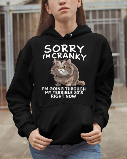 SORRY I AM CRANKY, 80'S - BIRTHDAY SHIRT FOR WOMEN - EBIL00 (SKU12-254)