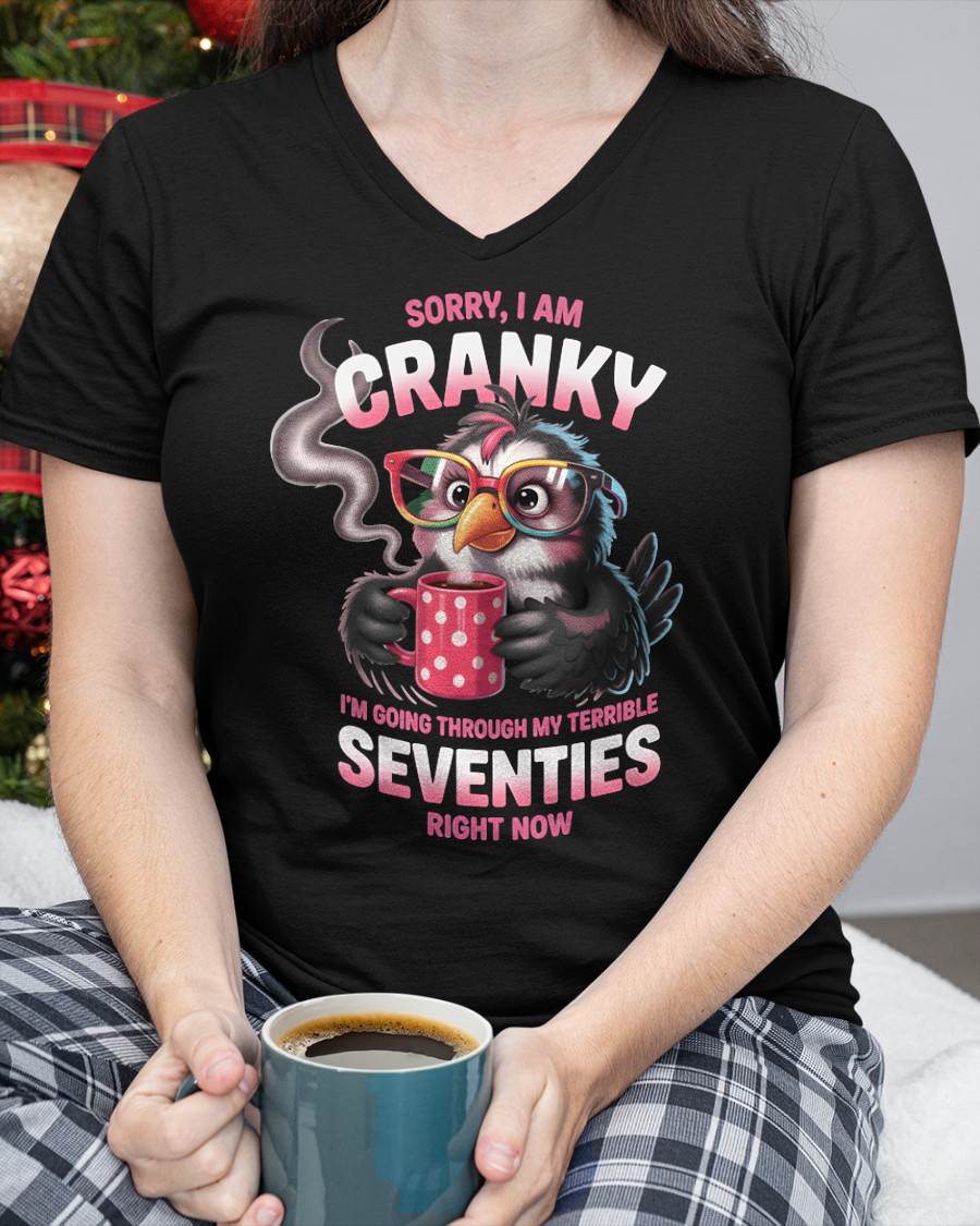 SORRY I AM CRANKY - BIRTHDAY SHIRT FOR WOMEN - EBIL00 (SKU12-227)