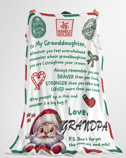 BLANKET FOR GRANDDAUGHTER – COMFORT & WARMTH GIFT  Sherpa Fleece Blanket NTTD00 (SKUB10-181)