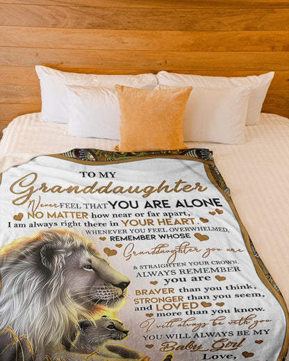 Special Gift For Your Granddaughter Blanket - From Grandpa (SKUB11-54) FULL